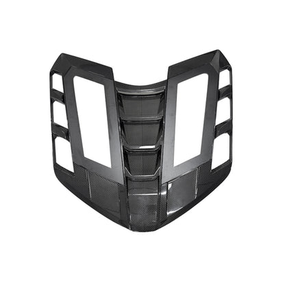 ZR1 Style Dry Carbon Fiber Rear Window Cover Louver Trim for 2020+ Chevrolet Corvette C8 Stingray Z51 Z06 Coupe