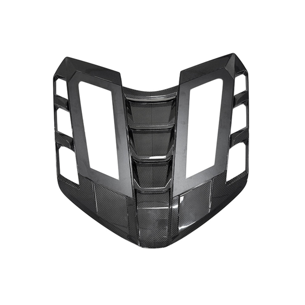 ZR1 Style Dry Carbon Fiber Rear Window Cover for Corvette C8 | Powermax