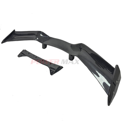 Dry Carbon Fiber Z06 Style Rear High Wing Spoiler With Mounting Base Bracket For Chevrolet Corvette C8 Stingray 2020+