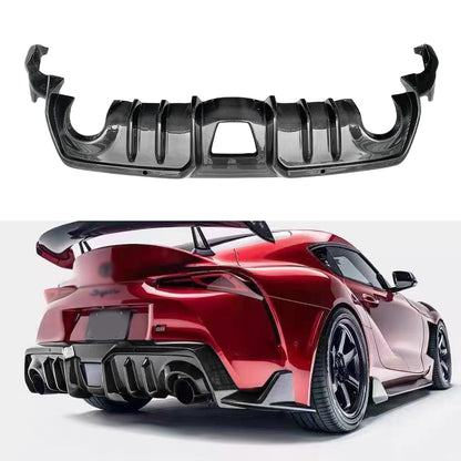 For Toyota GR Supra A90/A91 MKV Carbon Fiber Ad Style Rear Diffuser