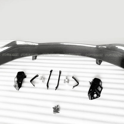 Dry Carbon Fiber Z07 Style Rear Wing Spoiler With Factory Brackets For Chevrolet Corvette C8 Z06 2020+