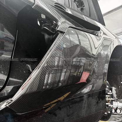 DRY Carbon Fiber Rear Quarter Panels for 20-Up Corvette C8 Z06 ZR1 Style Rear Side Fenders