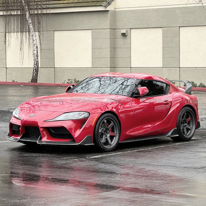 Dry Carbon Fiber AD Style Front Bumper Spilitter For Toyota Supra A90/A91 MKV