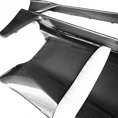 Wet Carbon Fiber Ad V2 Style Side Skirts And Fenders For GR Supra A90/A91