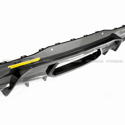 For 2023+ Chevrolet Corvette C8 Z06 RV2 Style Carbon Fiber Rear Diffuser Bumper Lip