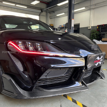 Carbon Fiber Front Lip Spilitter Ad Style For Toyota Supra A90/A91 MKV