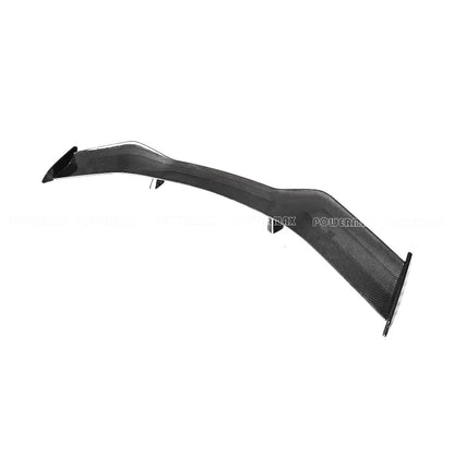Wet Carbon Fiber Rear High Wing Spoiler For Chevrolet Corvette C8 Z06 (Without Brackets)