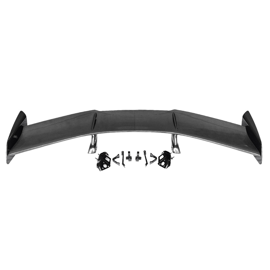 Dry Carbon Fiber V Pattern 1:1 ZR1 Style Rear Spoiler Wing for Chevrolet Corvette C8 Stingray Coupe Z51 Z06 ZR1