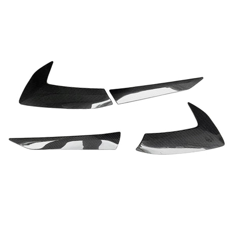 Dry Carbon Fiber Side Fender Vent Door Handle Boomerang Covers For Chevrolet Corvette C8 Stingray 2020+