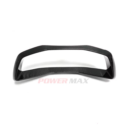 Dry Carbon Fiber Dashboard Instrument Cluster Hood Cover Trim for 2020+ Chevrolet Corvette C8 Stingray Z51 Z06 Coupe Convertible
