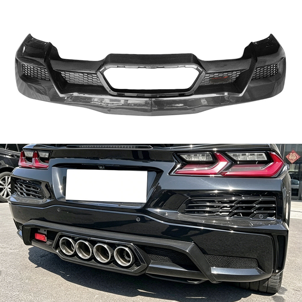 OEM Style Carbon Fiber Rear Diffuser for Chevrolet Corvette C8 Z06 2023+