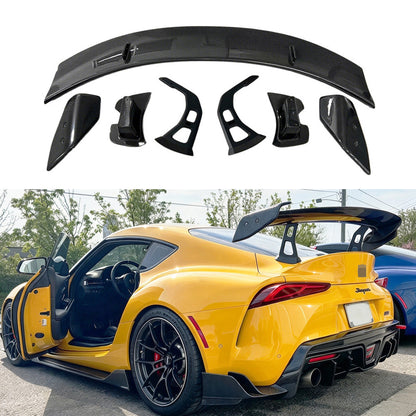 Wet Carbon Fiber Ad V2 Style Rear Trunk Wing For GR Supra A90 A91