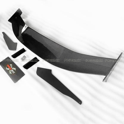 Real Carbon Fiber ZR1 ZTK Style Rear High Wing Spoiler With Brackets For Chevrolet Corvette C8 2020+
