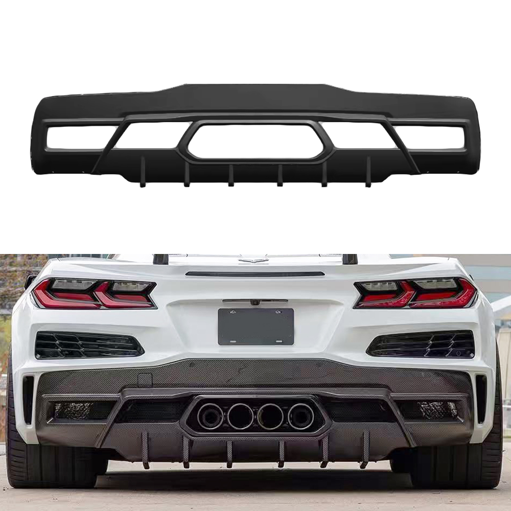 Latest Products Carbon fiber Rear Diffuser for Corvette C8 Stingray Coupe Z51 Z06