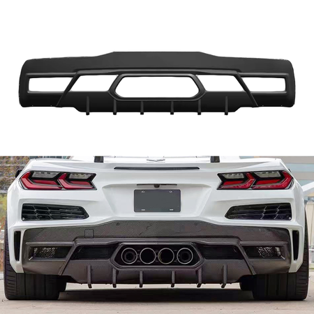 Latest Products Carbon fiber Rear Diffuser for Corvette C8 Stingray Coupe Z51 Z06