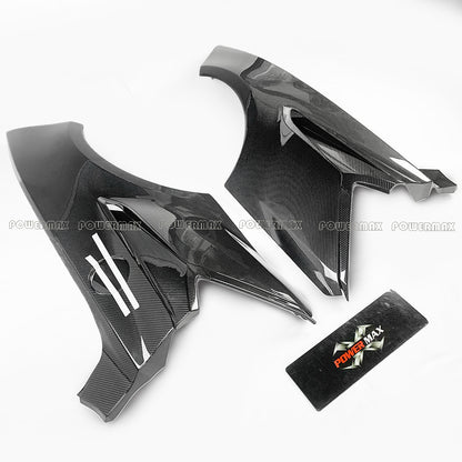DRY Carbon Fiber Rear Quarter Panels for 20-Up Corvette C8 Z06 ZR1 Style Rear Side Fenders