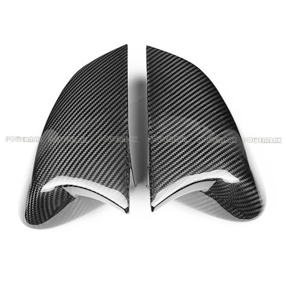 Dry Carbon Fiber Stick-On Side Mirror Covers Caps For Chevrolet Corvette C8 Stingray Z51 Z06 2020+