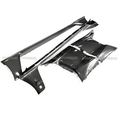 Wet Carbon Fiber Ad V2 Style Side Skirts And Fenders For GR Supra A90/A91