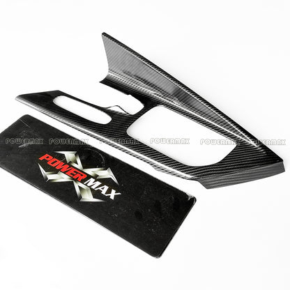 Dry Carbon Fiber Center Console Panel Trim Cover for 2020+ Chevrolet Corvette C8 Stingray Z51 Z06 Coupe Convertible