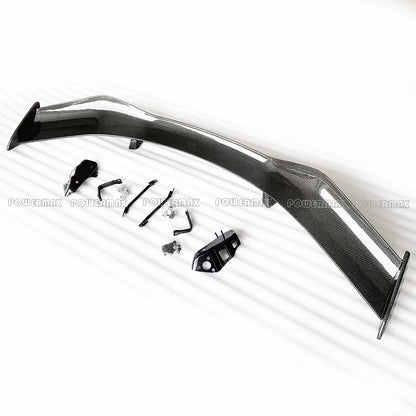 Dry Carbon Fiber Z07 Style Rear Wing Spoiler With Factory Brackets For Chevrolet Corvette C8 Z06 2020+