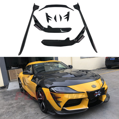 High Quality Body Kit Carbon Fiber Front Lip Side Skirts Rear for GR Supra A90 A91 Front Canards