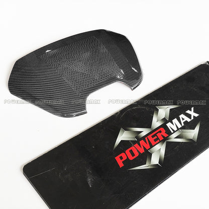 Dry Carbon Fiber Rear Center Speaker Cover Trim for 2020+ Chevrolet Corvette C8 Stingray Z51 Z06 Coupe