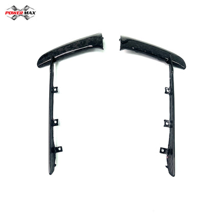 Forged Carbon Fiber OEM Style Front Bumper Grille Air Vent Inserts For Chevrolet Corvette C8 Stingray 2020+