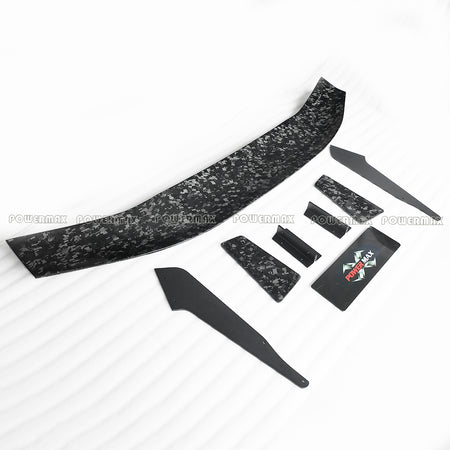 Forged Carbon Fiber ZR1 ZTK Style Rear High Wing Spoiler With Brackets For Chevrolet Corvette C8 2020+