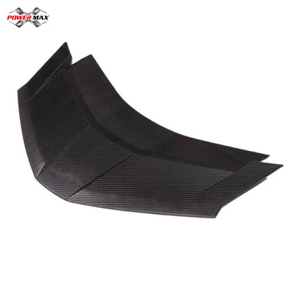 Dry Carbon Fiber Rear Vent Window Lower Trim Cover for 2020+ Chevrolet Corvette C8 Stingray Z51 Z06 Coupe