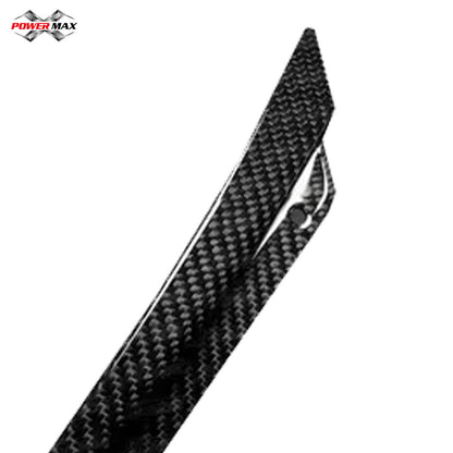Dry Carbon Fiber Front Bumper Canards Dive Planes For Chevrolet Corvette C8 Stingray 2020+ (4-Piece Set)