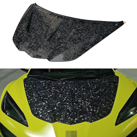 DRY Carbon Fiber ST Style Front Hood for Corvette C8 Stingray C8 E-ray Z06 Convertible 2019+
