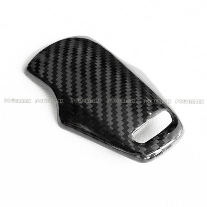 Dry Carbon Fiber Center Console Control Knob Cover Trim for 2020+ Chevrolet Corvette C8 Stingray Z51 Z06