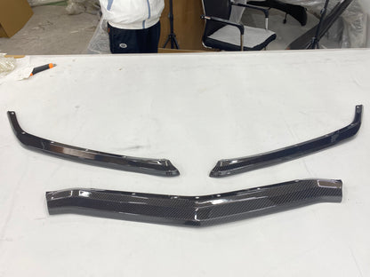Carbon Fiber Z51 Style Front Bumper Lip Splitter For Chevrolet Corvette C8 Stingray 2020+