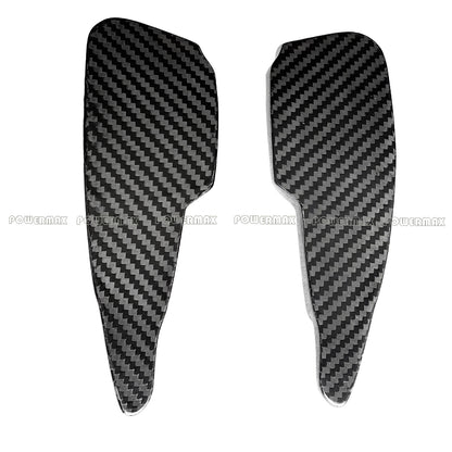 Dry Carbon Fiber Steering Wheel Paddle Shifter Extensions for 2020+ Chevrolet Corvette C8 Stingray Z51 Z06 (Pair)