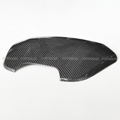 Dry Carbon Fiber Rear Center Speaker Cover Trim for 2020+ Chevrolet Corvette C8 Stingray Z51 Z06 Coupe