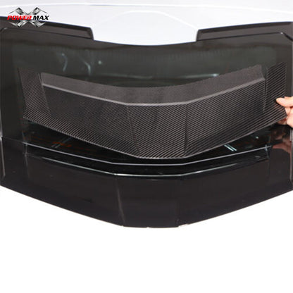Dry Carbon Fiber Rear Vent Window Lower Trim Cover for 2020+ Chevrolet Corvette C8 Stingray Z51 Z06 Coupe