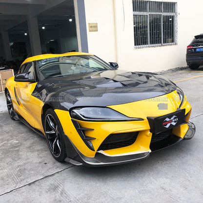 Carbon Fiber Front Bumper Lip For Toyota GR Supra A90 A91 MKV