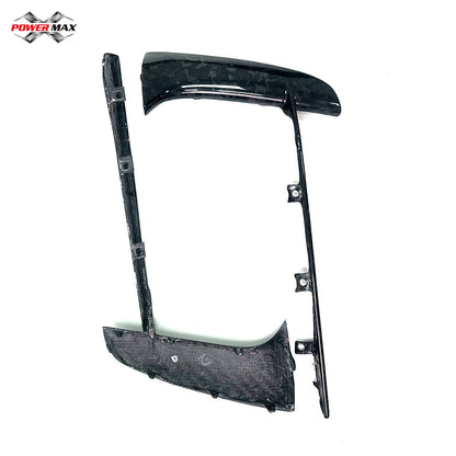 Forged Carbon Fiber OEM Style Front Bumper Grille Air Vent Inserts For Chevrolet Corvette C8 Stingray 2020+
