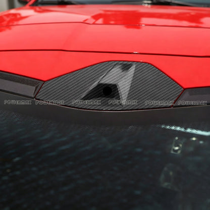 Dry Carbon Fiber Roof Camera Cover Trim for 2020+ Chevrolet Corvette C8 Stingray Z51 Z06 Coupe (2LT 3LT)