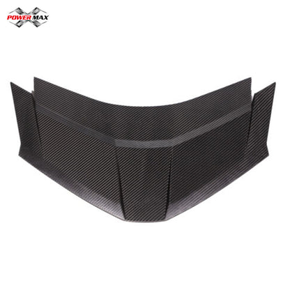 Dry Carbon Fiber Rear Vent Window Lower Trim Cover for 2020+ Chevrolet Corvette C8 Stingray Z51 Z06 Coupe