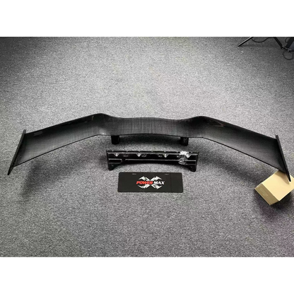 Dry Carbon Fiber Z06 Style Rear High Wing Spoiler With Mounting Base Bracket For Chevrolet Corvette C8 Stingray 2020+
