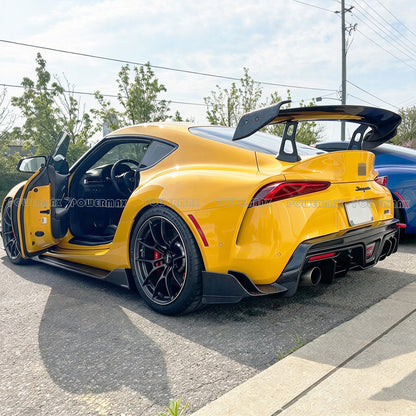 Wet Carbon Fiber Ad V2 Style Rear Trunk Wing For GR Supra A90 A91