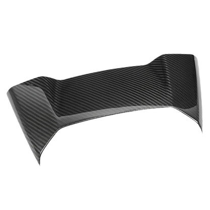 Dry Carbon Fiber Rear Waterfall Wireless Charger Upper Cover Trim for 2020+ Chevrolet Corvette C8 Stingray Z51 Z06 Coupe