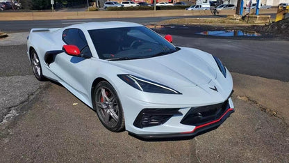 Carbon Fiber Z51 Style Front Bumper Lip Splitter For Chevrolet Corvette C8 Stingray 2020+