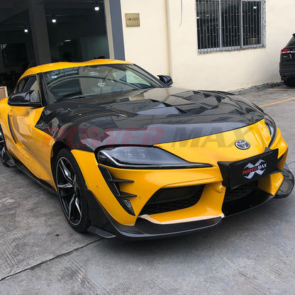 High Quality Body Kit Carbon Fiber Front Lip Side Skirts Rear for GR Supra A90 A91 Front Canards