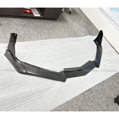 7-Piece ZR1 ZTK Style Carbon Fiber Front Bumper Lip Splitter Kit For Chevrolet Corvette C8 Stingray 2020+