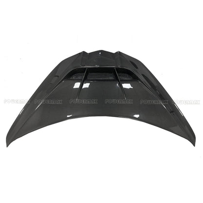 For Chevrolet Corvette C8 Stingray Z06 E-Ray ZR1 Style Double-Sided Carbon Fiber Front Engine Hood Bonnet