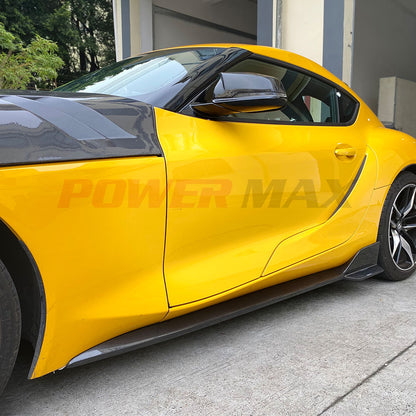 High Quality Body Kit Carbon Fiber Front Lip Side Skirts Rear for GR Supra A90 A91 Front Canards