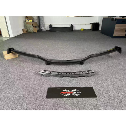 Dry Carbon Fiber Z06 Style Rear High Wing Spoiler With Mounting Base Bracket For Chevrolet Corvette C8 Stingray 2020+