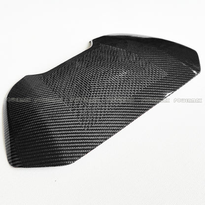 Dry Carbon Fiber Rear Center Speaker Cover Trim for 2020+ Chevrolet Corvette C8 Stingray Z51 Z06 Coupe